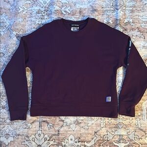 Carhartt Women's Purple Tencel Fiber Sweater - Medium